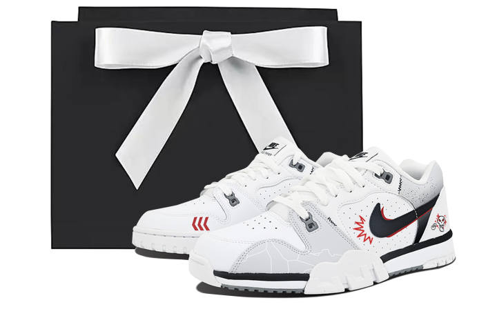Nike Nike Air Cross Trainer 3 NinePro Fighting Skeleton Low top Training Shoes Men's Black White Red