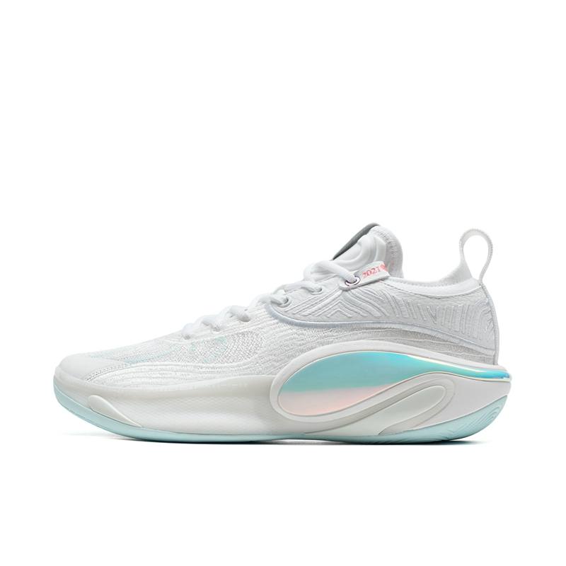 XTEP Jeremy Lin 6 Game Ready Low top Basketball Shoes Men's White Silver Blue