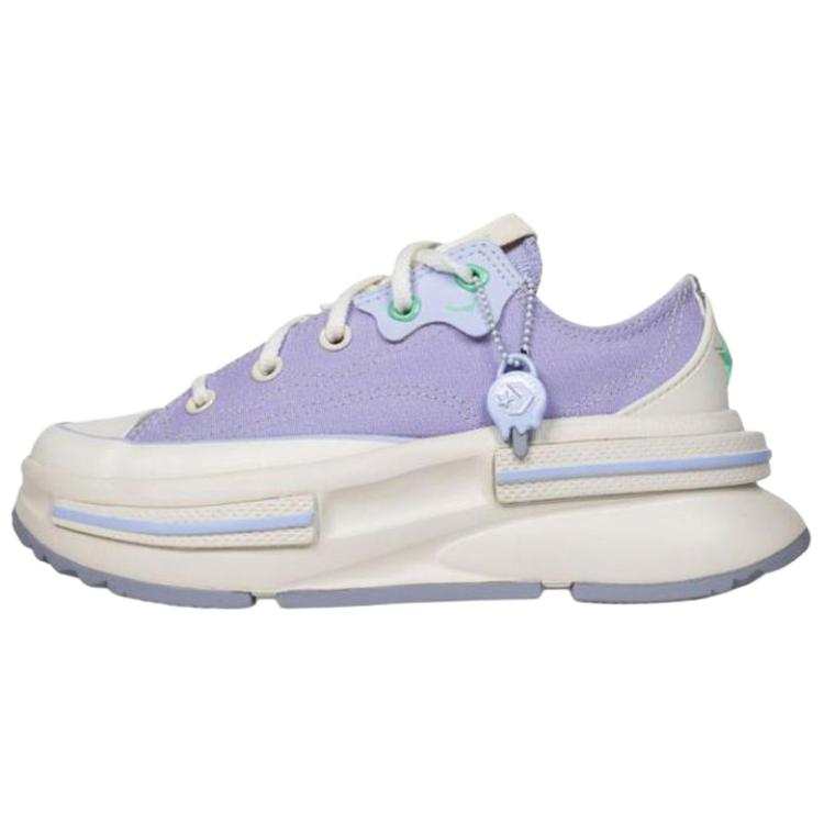 Converse Chuck Taylor SEASONAL Comfortable And Lightweight Abrasion Resistant Low top Canvas Shoes Women's Blue
