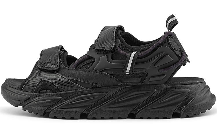 Kappa Back to Back Sports Sandals Women's Black