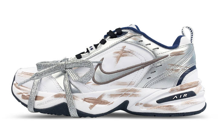 Nike Nike Air Monarch 4 PU Leather Slip Resistant Abrasion Resistant Slip Resistant Abrasion Resistant Low top