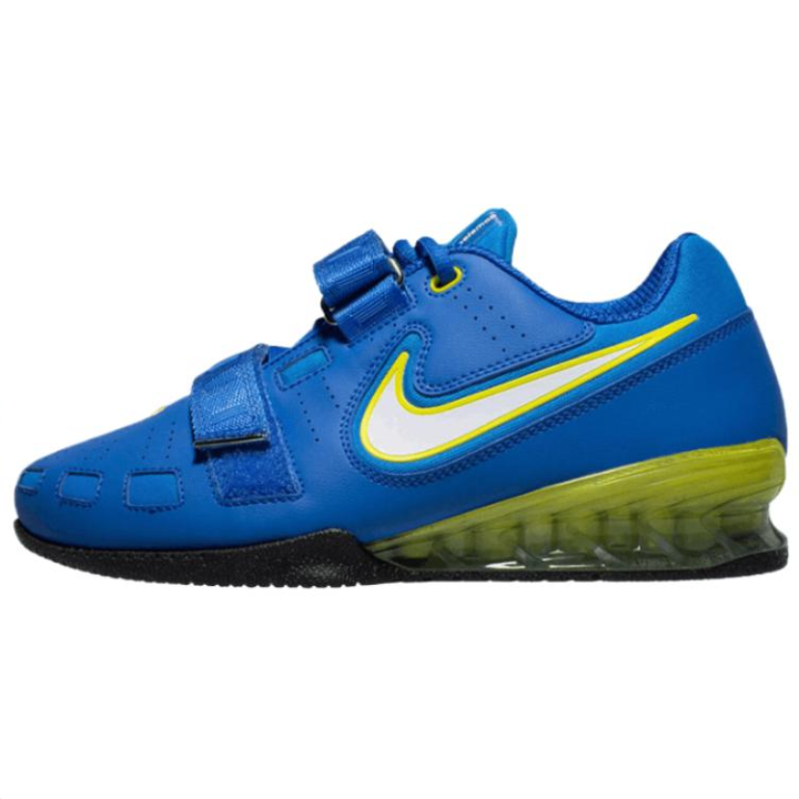 Nike Nike Romaleos 2 Slip Resistant Abrasion Resistant Low top Training Shoes Unisex Blue