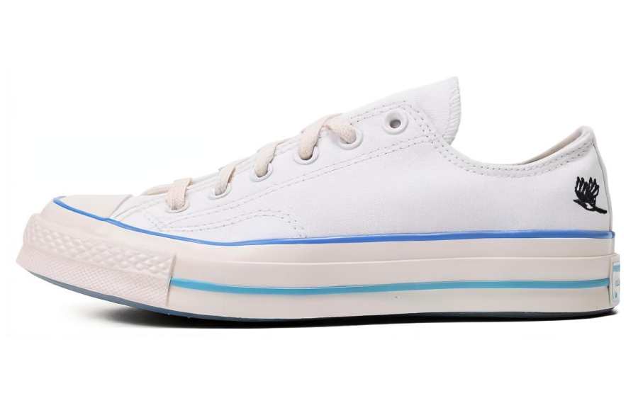 Converse Abrasion Resistant Breathable Abrasion Resistant Breathable Low top Canvas Shoes Unisex Vintage White