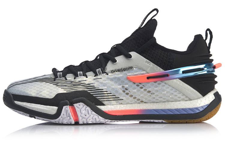 Li-Ning Li Ning Quick Start Saga Textile, Synthetic Leather Professional Cushioning Slip Resistant Abrasion Resistant Low top