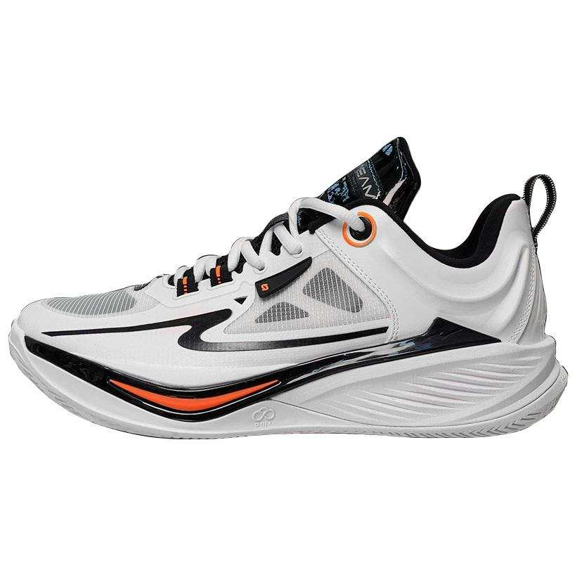 Erke Qianxun TD Slip Resistant Abrasion Resistant Low top Basketball Shoes Men's Erke White