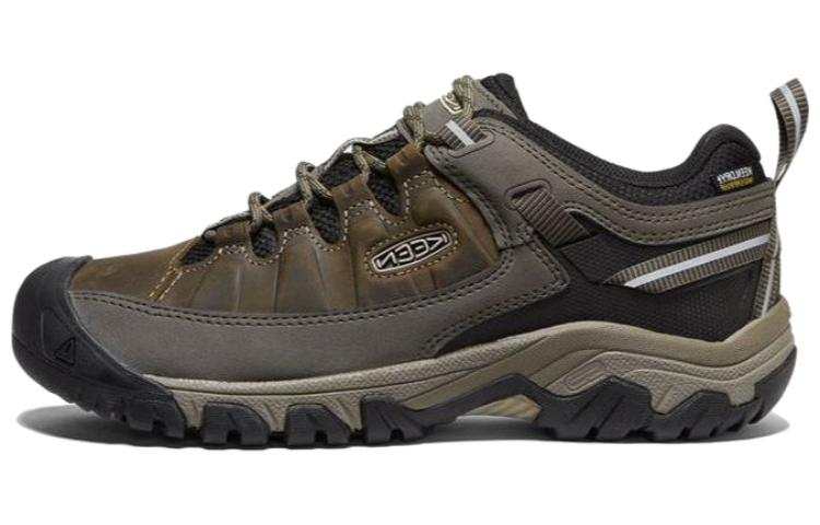 Keen Targhee 3 Cushioning Low top Hiking Shoes Men's Brown Black