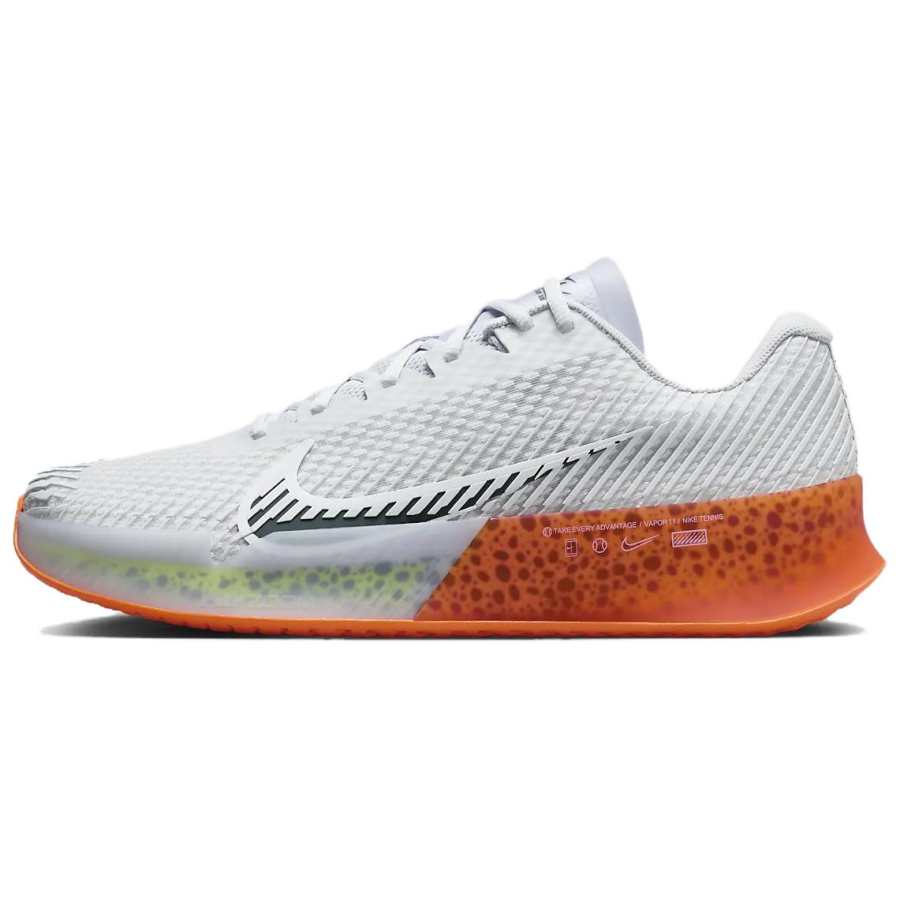 Nike Nike Air Zoom Vapor 11 Electric Tennis Shoes Unisex Low Top White Black