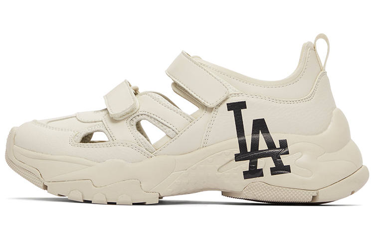 MLB Sandal Chunky Mask Breathable River Trekking Shoes Unisex Beige