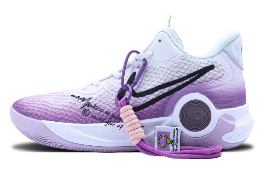 Nike Nike Trey 5 Cushioning Slip Resistant Abrasion Resistant Mid top Basketball Shoes Unisex Purple