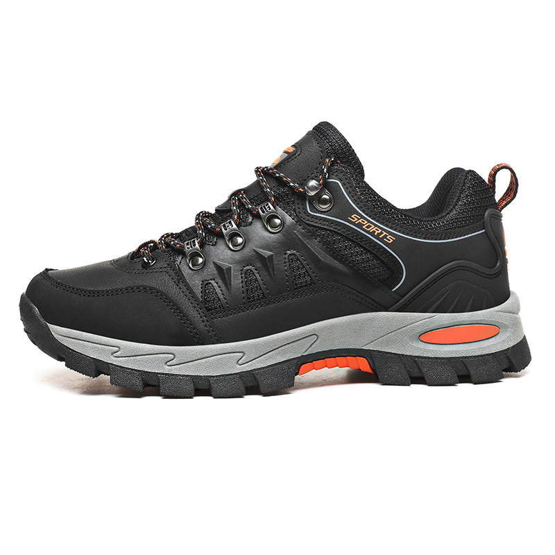 BIANSULONG Cushioning Abrasion Resistant Thermal Low top Mountaineering Shoes Unisex Black