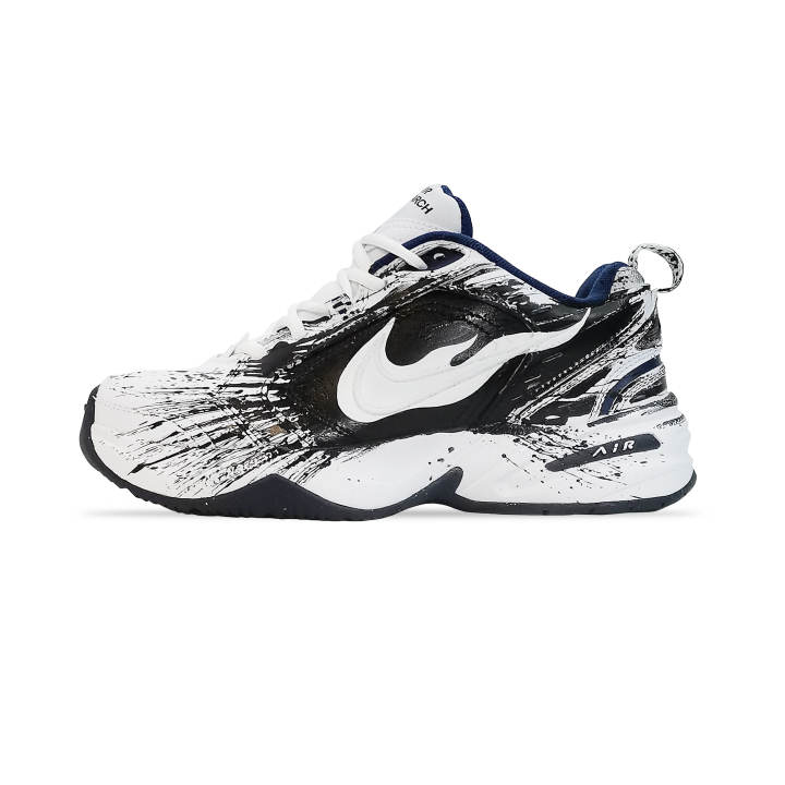 Nike Nike Air Monarch 4 Tower Rabbit Cushioning Low top Chunky Sneakers Unisex Black White