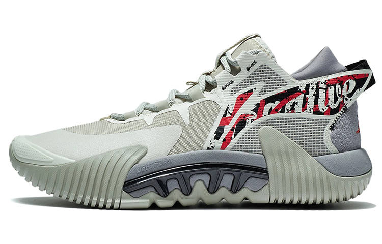 Li-Ning Li Ning Badfive 2 Low Basketball Shoes Men's Low Top Yellow Gray/Pearl White