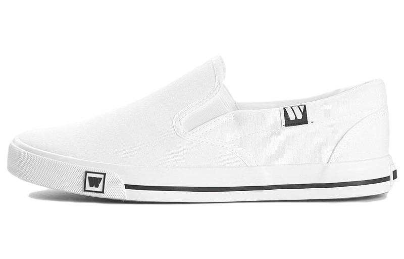 Warrior Breathable Lightweight Low top Canvas Shoes Unisex White