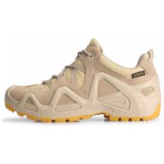 XGN Slip Resistant Abrasion Resistant Low top Mountaineering Shoes Men's Beige Brown