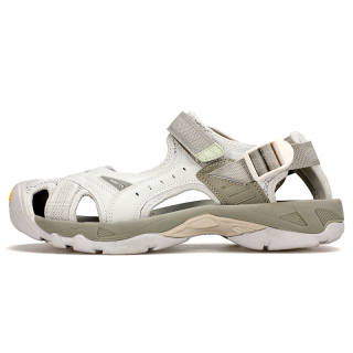 HUMTTO Fabric Abrasion Resistant Slip Resistant Beach Sandals Women's Beige Gray Matcha Gray