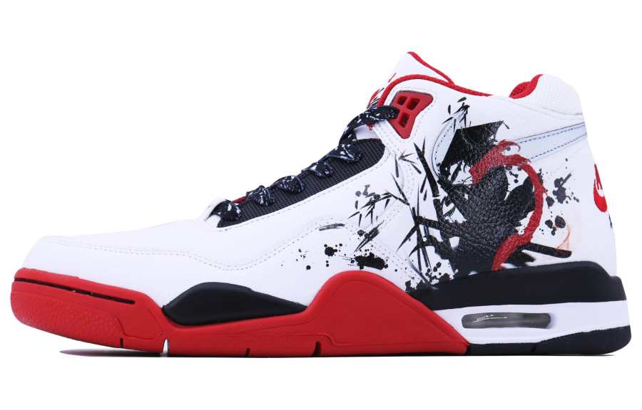 Nike Nike Flight Legacy Swordsman SDS Cushioning Mid top Vintage Basketball Shoes Unisex White