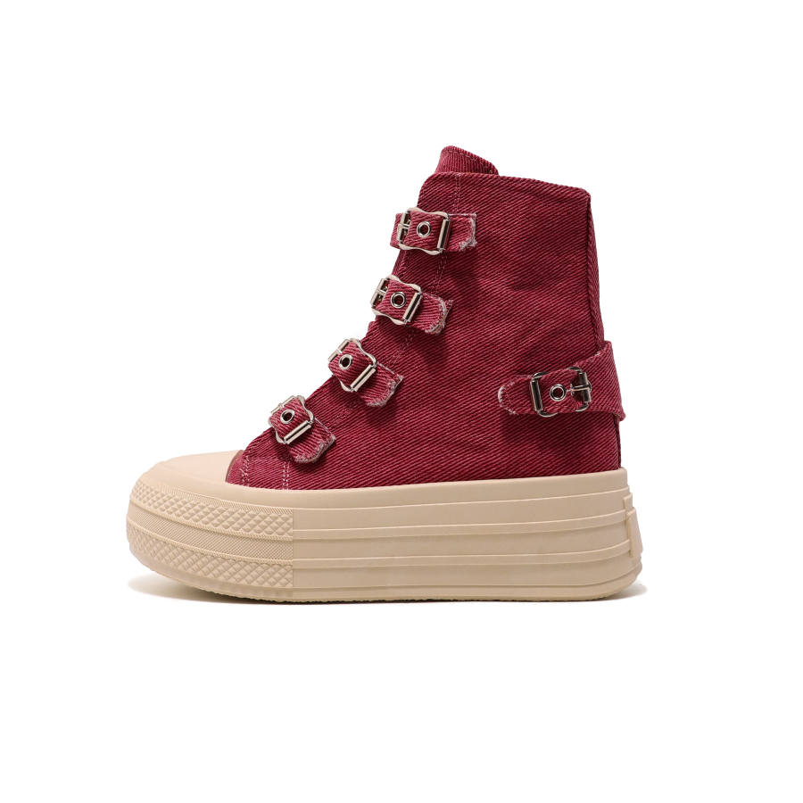 YANGNIANHUA Abrasion Resistant Coverage Abrasion Resistant Coverage High top Canvas Shoes Women's