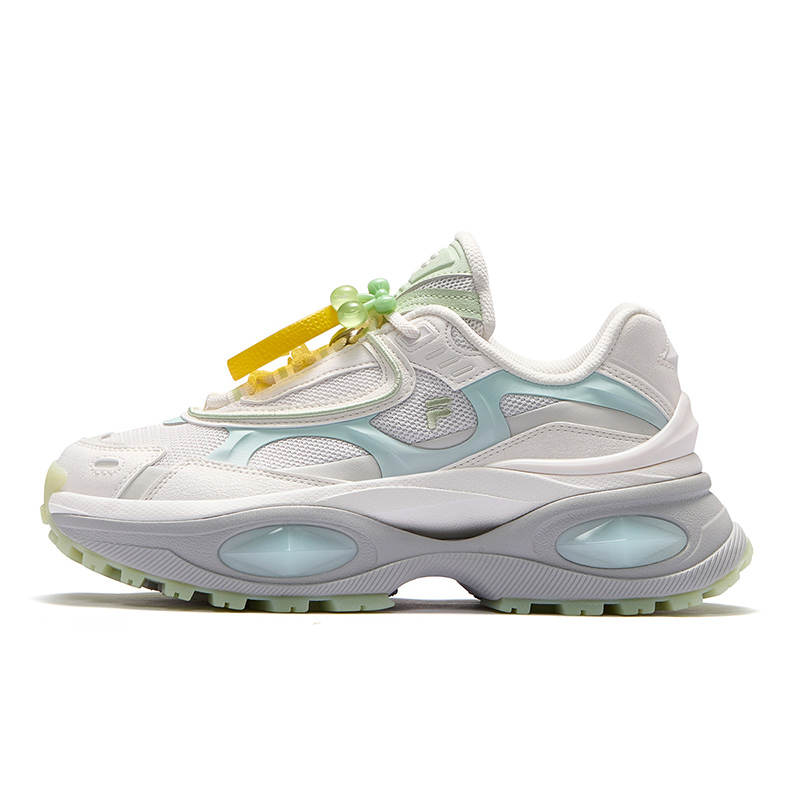 FILA FUSION BIANCO III Height Increasing Low top Chunky Sneakers Women's Standard White