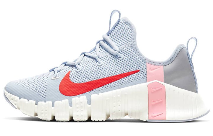 Nike Nike Free Metcon 3 Football Grey Bright Crimson Women's