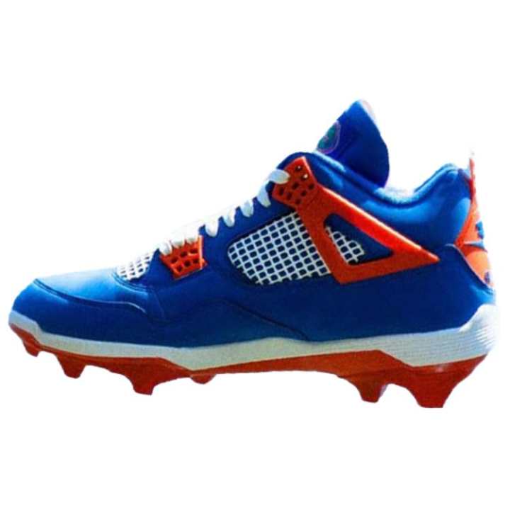 Jordan Jordan Air Jordan 4 Slip Resistant Training Shoes Unisex Blue