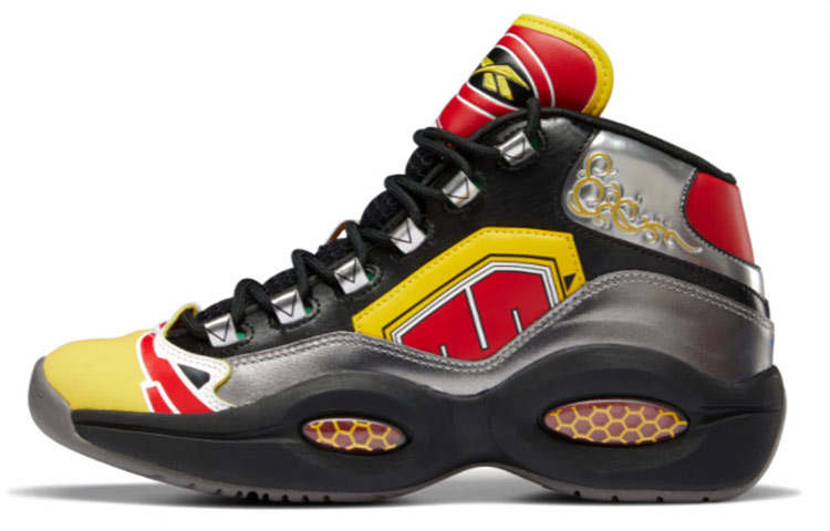 Reebok Question Power Rangers x Question Reebok Mid 'Megazord Battle Mode!'