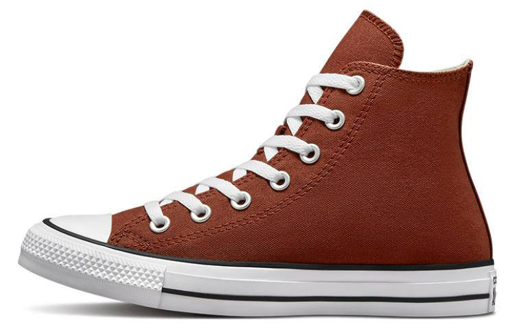 Converse Chuck Taylor All Star Fashion Abrasion Resistant High top Canvas Shoes Unisex Rusty Orange