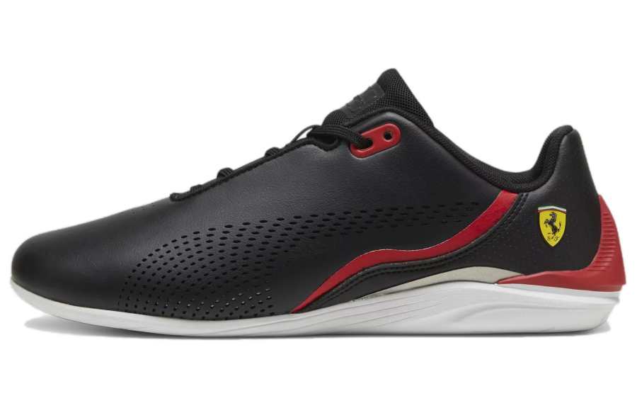 PUMA Scuderia Ferrari Drift Cat Decima Cushioning, Wear Resistant Low top Training Shoes Men's Black