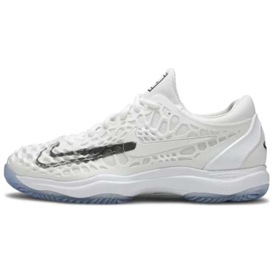 Nike Nike Zoom Cage 3 HC Slip Resistant Abrasion Resistant Low top Tennis Shoes Men's White
