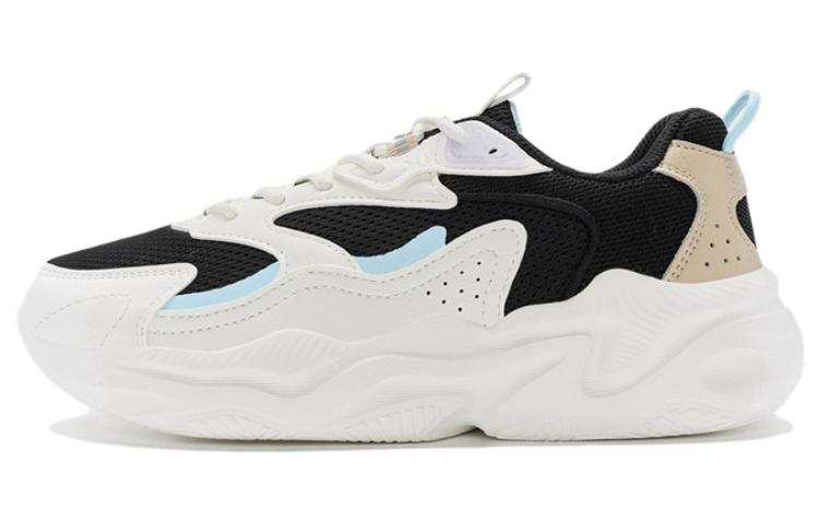XTEP Versatile Breathable Lightweight Breathable And Lightweight Low top Chunky Sneakers Women's White