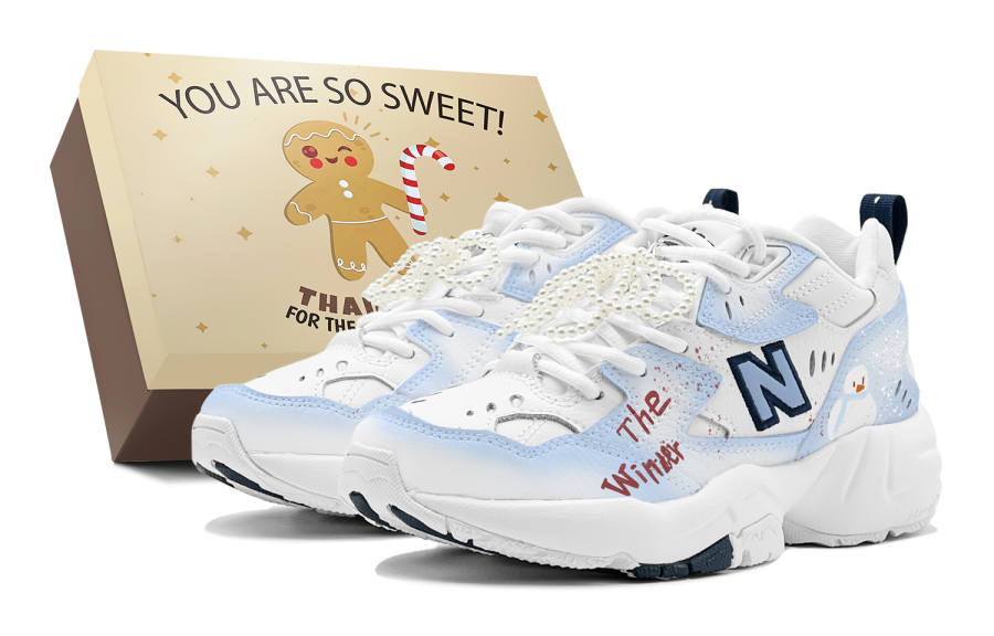 New Balance New Balance NB 608 V1 Winter Renewal, Snowman Kingdom, Naughty Anti Aging, Hand Drawn, Vintage Low top Training Shoes