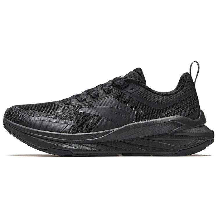 Anta Cushioning Slip Resistant Abrasion Resistant Low top Training Shoes Men's Black