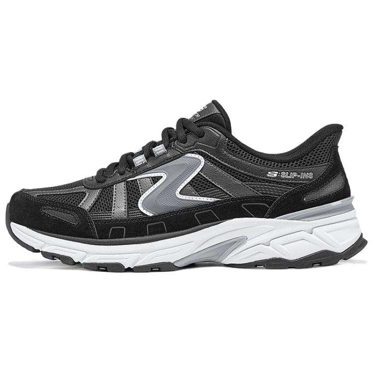 Skechers SPORT MENS Coverage Low top Chunky Sneakers Men's Black