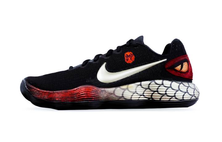Nike Nike Hyperdunk 2017 Abrasion Resistant Abrasion Resistant Low top Basketball Shoes Unisex Black Red