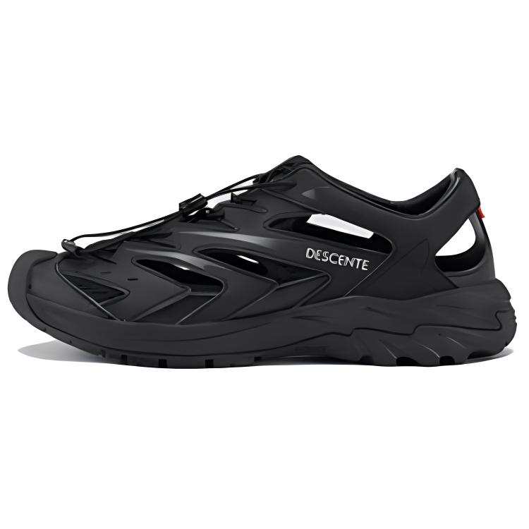 DESCENTE Sport Style Slip Resistant Breathable Grip River Trekking Shoes Unisex Black