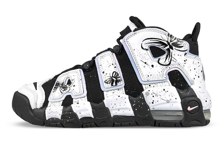 Nike Nike Air More Uptempo Slip Resistant, Abrasion Resistant, Lightweight Slip Resistant, Abrasion Resistant, Lightweight