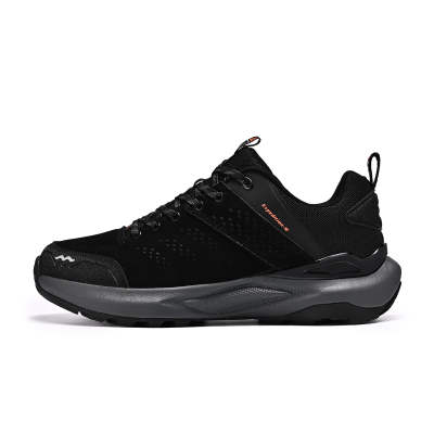 TUTU Cushioning Rebound Abrasion Resistant Lightweight Slip Resistant Low top Hiking Shoes Unisex Black