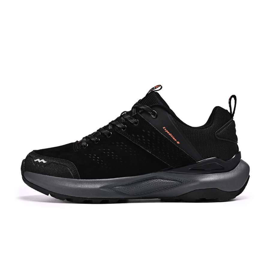 TUTU Cushioning Rebound Abrasion Resistant Lightweight Slip Resistant Low top Hiking Shoes Unisex Black