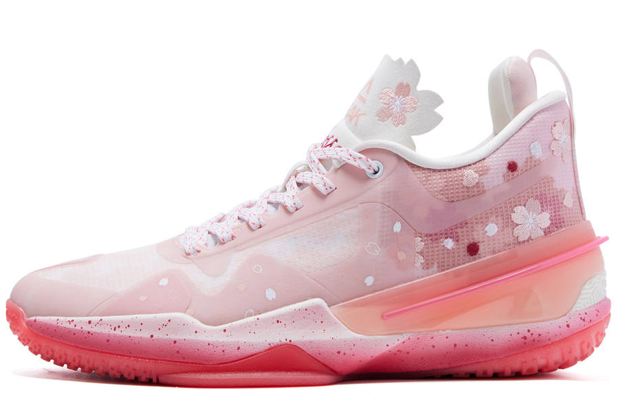PEAK Flash 3 Taichi Low top Performance Basketball Shoes Women's Cherry Blossom Pink