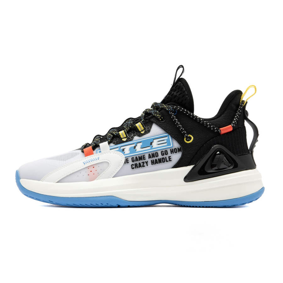 QIAODAN Shui Cushioning Abrasion Resistant Cushioning, Wear Resistant Mid top Performance Basketball Shoes Men's