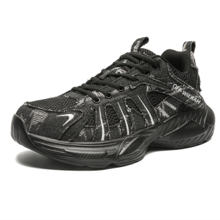 OFF-WIERAH OFF WIERAH Slip Resistant, Abrasion Resistant, Breathable Low top Chunky Sneakers Men's