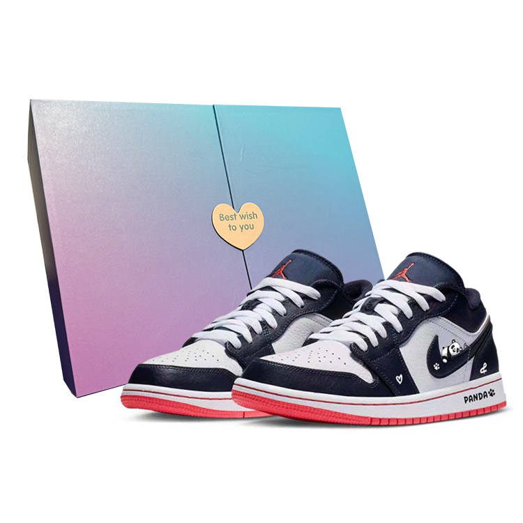Jordan Jordan Air Jordan 1 Box, Chinese Style, Cute Panda, Lazy Panda Cushioning Abrasion Resistant Slip Resistant