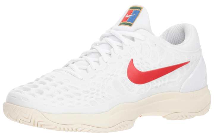 Nike Nike Zoom Cage 3 Cushioning Low top Tennis Shoes Men's White Red