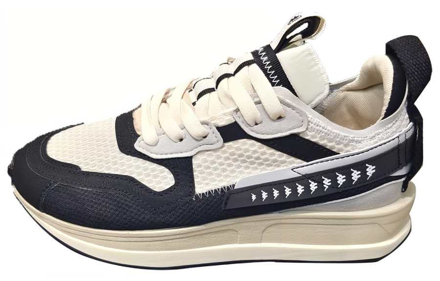 Kappa Mesh Slip Resistant Abrasion Resistant Low top Chunky Sneakers Unisex Navy Blue