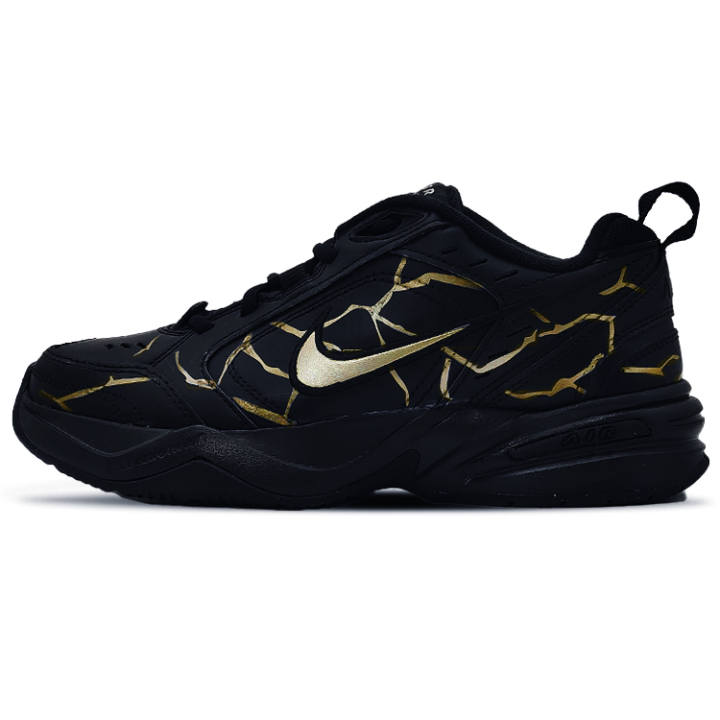 Nike Nike Air Monarch 4 Chunky Sneakers Unisex Low Top Gold