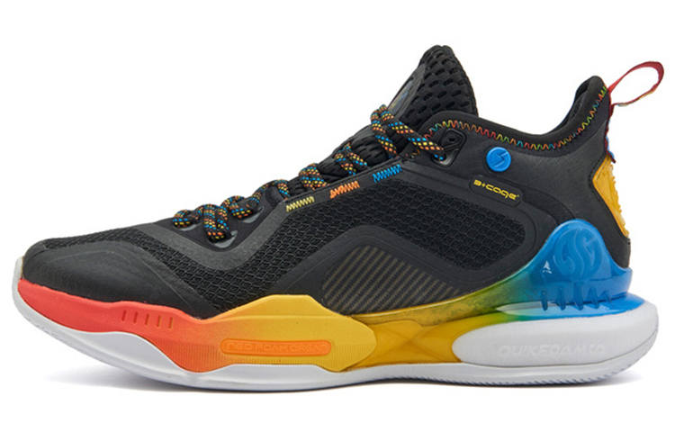 361° AG 2 Aaron Gordon AG2 Mid top Performance Basketball Shoes Men's Black Orange