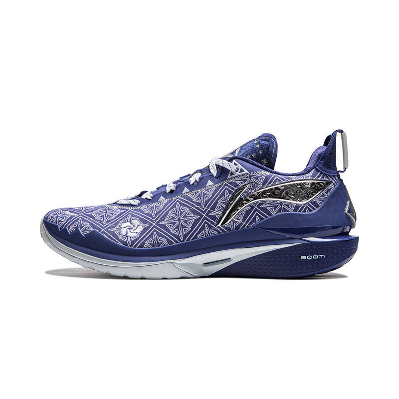 Li-Ning Li Ning JB2 Silver Cushioning Slip Resistant Abrasion Resistant Lightweight Low top Basketball Shoes Men's