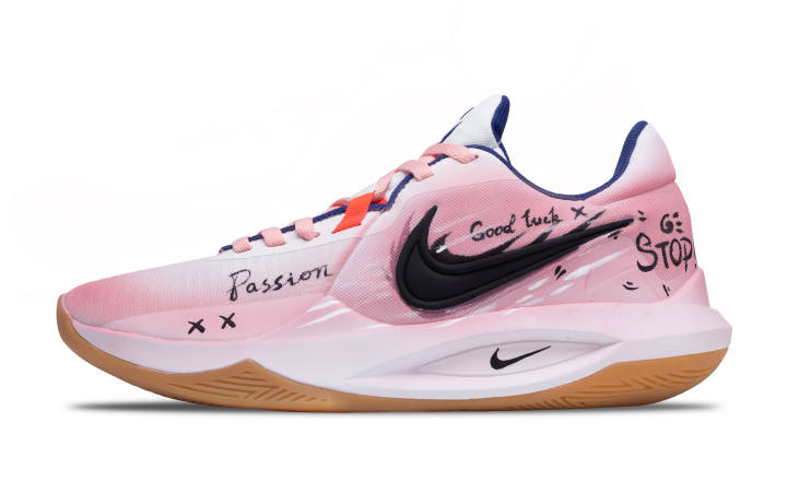Nike Nike Precision 6 Fast & Furious, Black Pink Warrior Low top Basketball Shoes Men's Black Pink