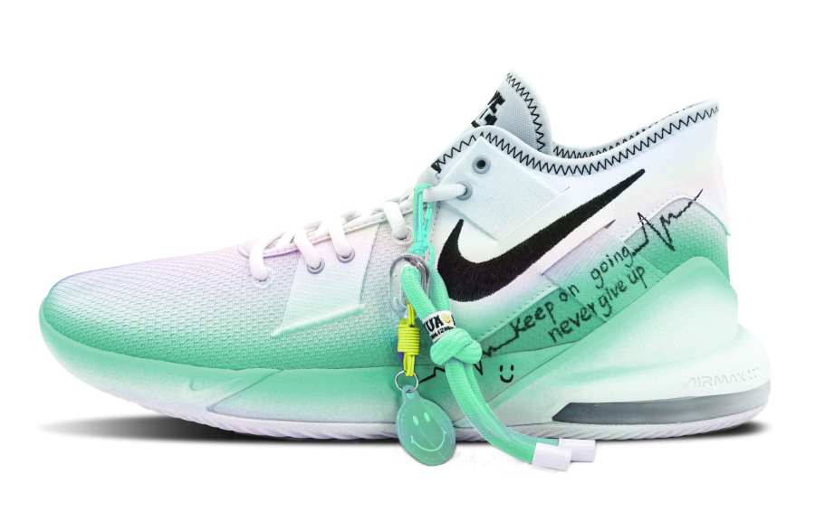 Nike Nike Air Max Impact 2 Cushioning Slip Resistant Abrasion Resistant Mid top Basketball Shoes Men's Green