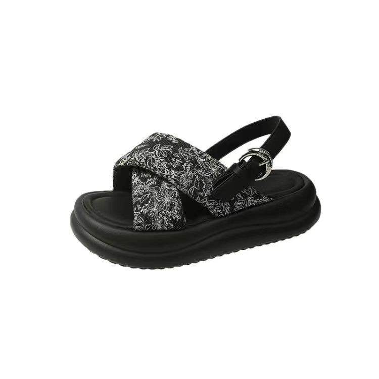 KLAOSD KLAOSD One Strap Sandals Women's Black