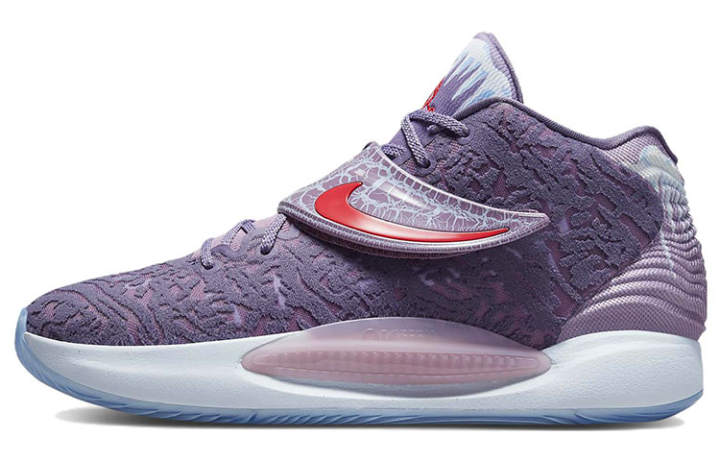 Nike Nike KD 14 NRG Valentine's Day Comfortable Round Toe Textile, TPU